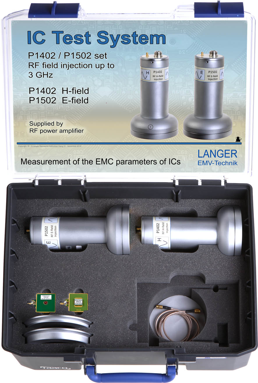 P1402 / P1502 set, RF Field Coupling up to 3 GHz